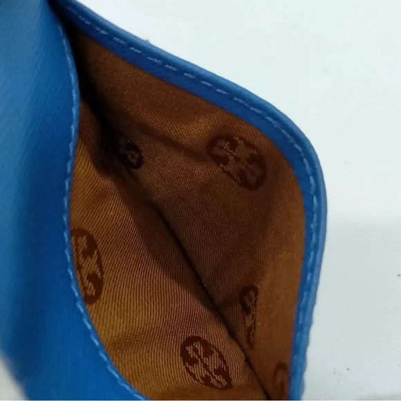 Tory Burch Blue Leather Wallet - Picture 6 of 7